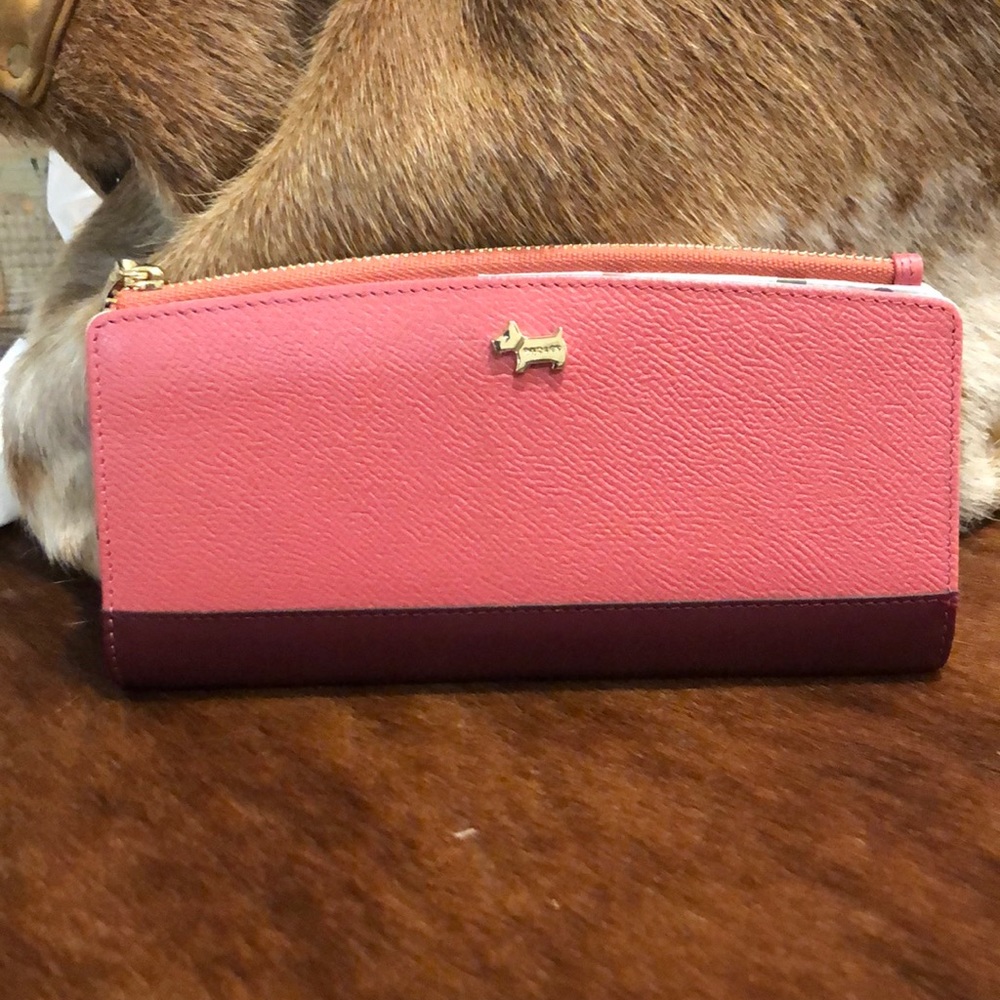 RADLEY LONDON large bifold matinee purse hamptstead colourblock Scottie NWT